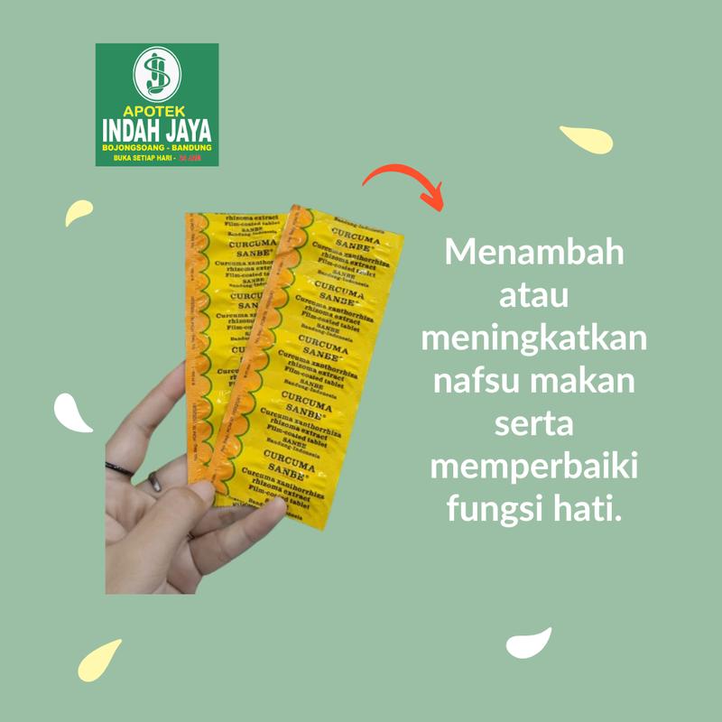 CURCUMA TABLET ISI 10 PENAMBAH NAFSU MAKAN 0