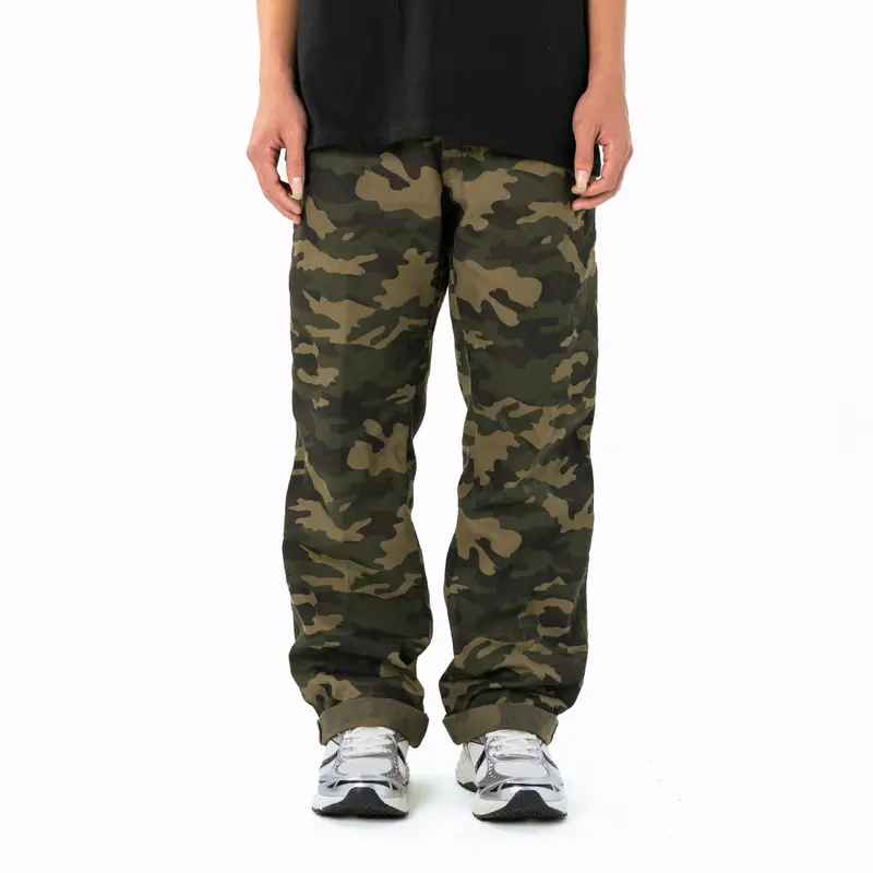 Celana Carpenter Pants Camo Thunderbear - Grozny Slim Straight Katun Panjang Casual 0