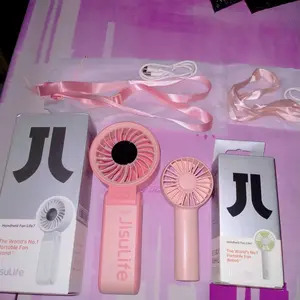 JISULIFE Handheld Fan Life7 Kipas Angin Mini Portable 5000mAh Kipas USB Lipat Dengan 5 Gigi Angin Kencang Wajib Dimiliki di Musim Panas