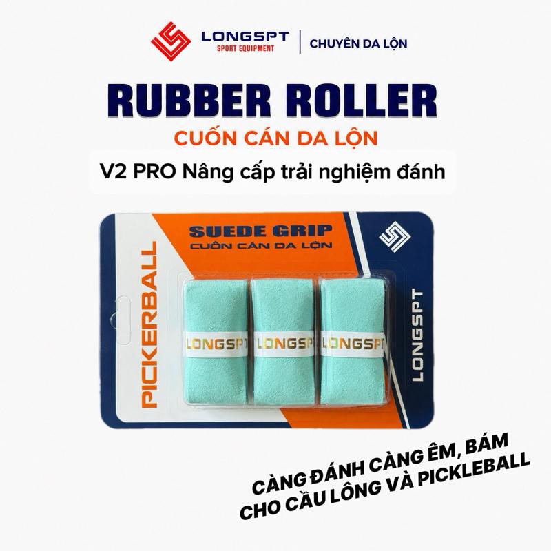 LONGSPT V2 PRO – Cuốn cán da lộn thế hệ mới | Êm hơn • Bám chắc • Hút ẩm vượt trội | Cầu lông & Pickleball