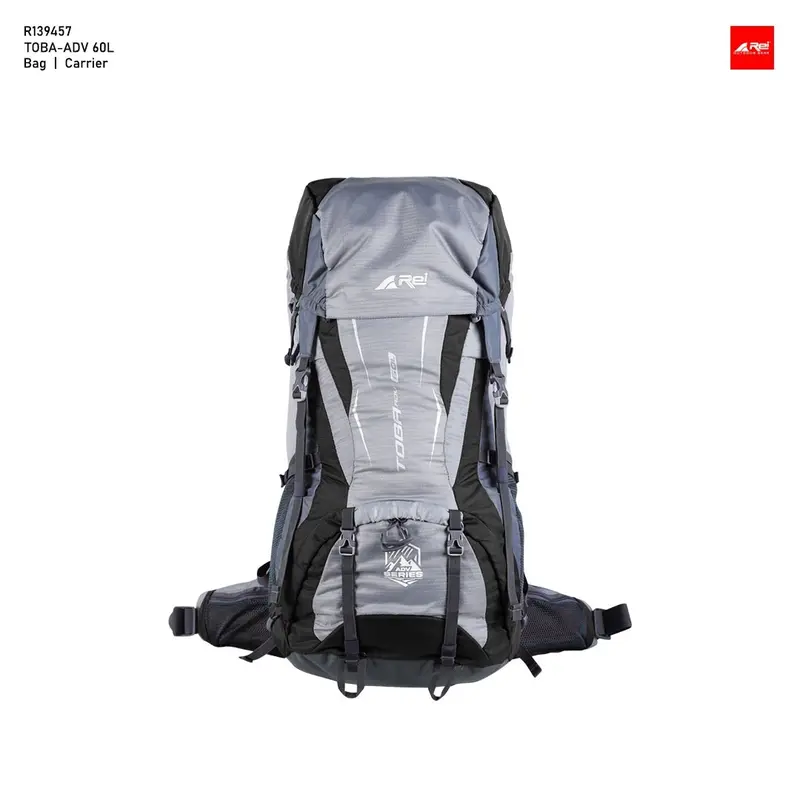 Carrier Arei Toba Adv 60 Liter Tas Gunung 60L Kerir Keril Backpack Tas Punggung Camping Ransel Outdoor Travel Pria Wanita Arei Outdoorgear 5
