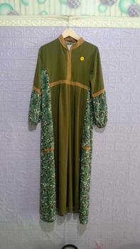 Product Review of VANVEN - Kaila Dress Gamis 2025 Model Baru Elegan Simple Baju Gamis Lebaran 2025 Idul Fitri Remaja Aesthetic Airflow Crinkle from a**a 0