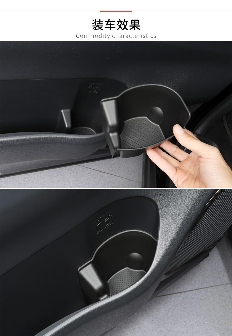 Product Introduction of 2024 Toyota Alphard Vellfire exclusive Front door cup storage box 40 series Alphard Vellfire modified accessories  Interior modification Automobile 1