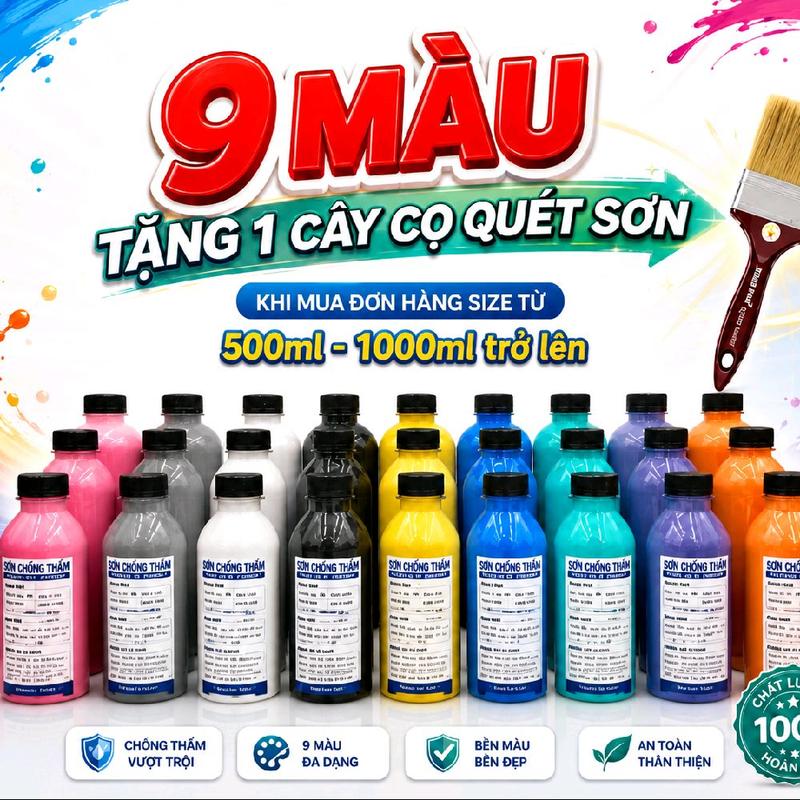 Sơn Chống Thấm Cho Thùng Xốp Và Hồ Xi Măng Chuyên Dụng Với Keo Từ Cao Su Thiên…