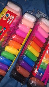 Product Review of Clay Polymer Mainan Anak Isi 12pcs Edukasi Slime Clay Dough Colour Play JM Permainan from k**a 1