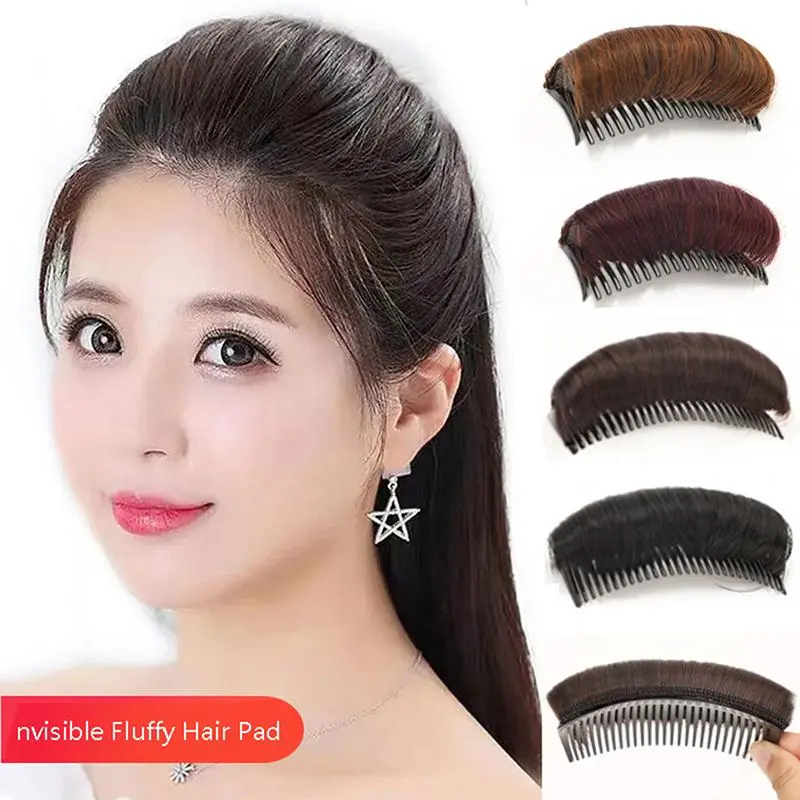 Pad Isipadu Rambut, Rekaan Elegan, untuk Mahkota dan Atas, Penambah Rambut Buatan Tangan, Sesuai untuk Keluasan, Rambut Palsu Suasana, [COD]