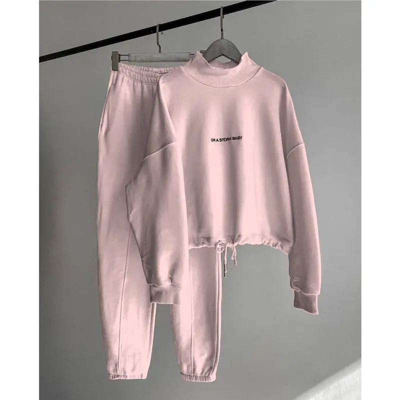 ONE SET JOGGER SWEATER I AM A STROM BABY TERBARU | SET WANITA SETELAN 3