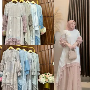 By Susii.id _ GAMIS QUENSSA PREMIUM MOTIF CANTIK Muslim Panjang Dress