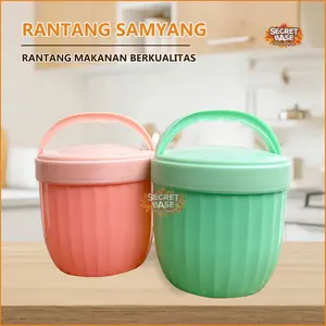 [COD] RANTANG SAMYANG - Rantang Plastik Hajatan Termurah / Tempat Berkatan Unik Kekinian Coklat Kitchenware