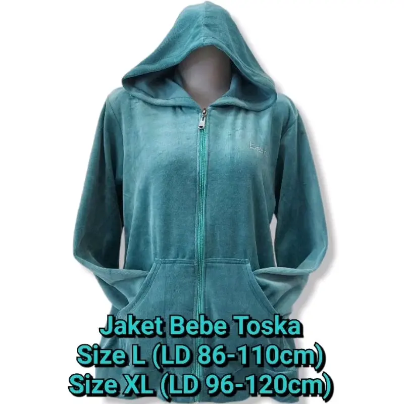 Jaket Bebe wanita beludru halus 5