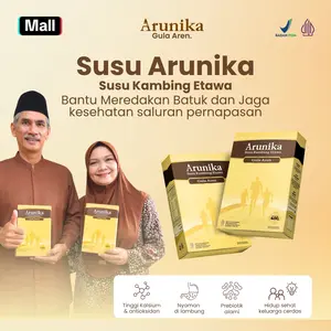 2 Box Arunika Susu Kambing Etawa Gula Aren Bantu Melancarkan Masalah Sesak Nafa & Redakan Batuk