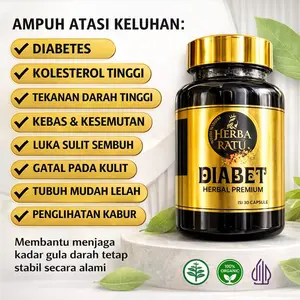 Herbal DIABETES AMPUH isi 30 & 50 capsule