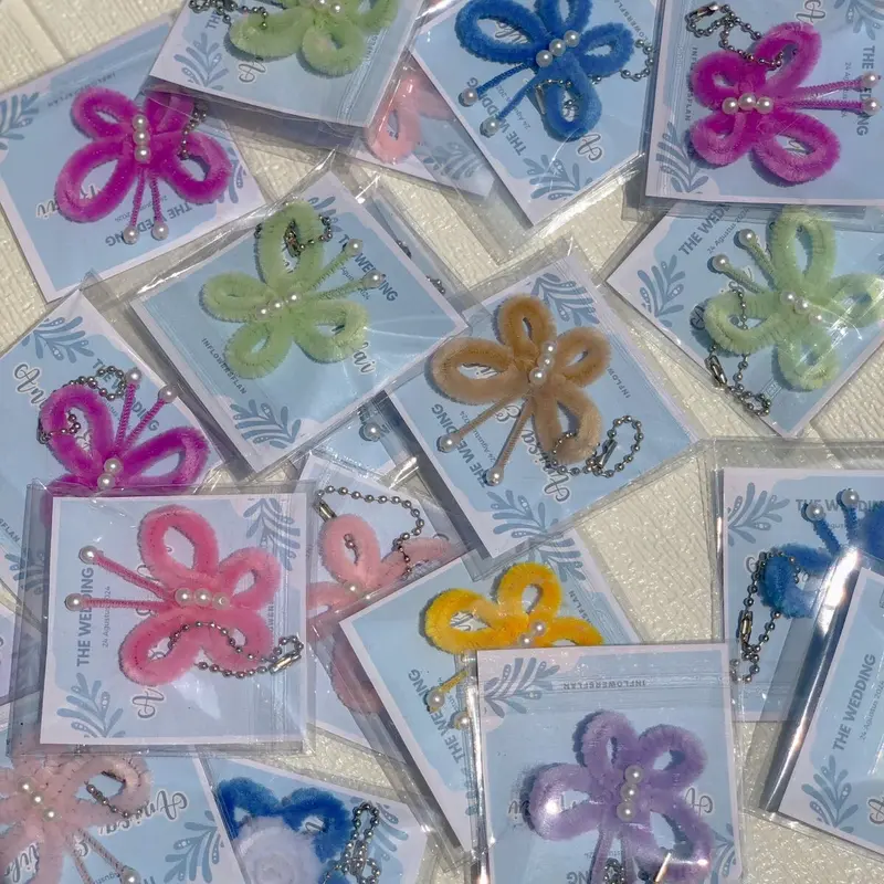 Ganci Pipe cleaner lucu ( Gantungan kunci ) Keychain 1