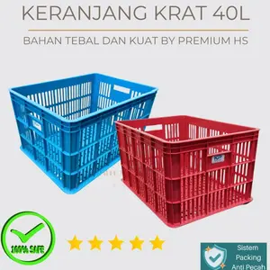 KERANJANG KRAT 40L BAHAN KUAT DAN TEBAL