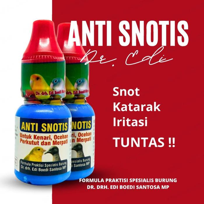 Gambar Obat Burung Dr. Drh. Edi B. S. ANTI SNOTIS Mata Berair Bengkak Snot Diare Lesu Gomen dari Seputar Burung Indonesia Kab. Sukoharjo Tokopedia