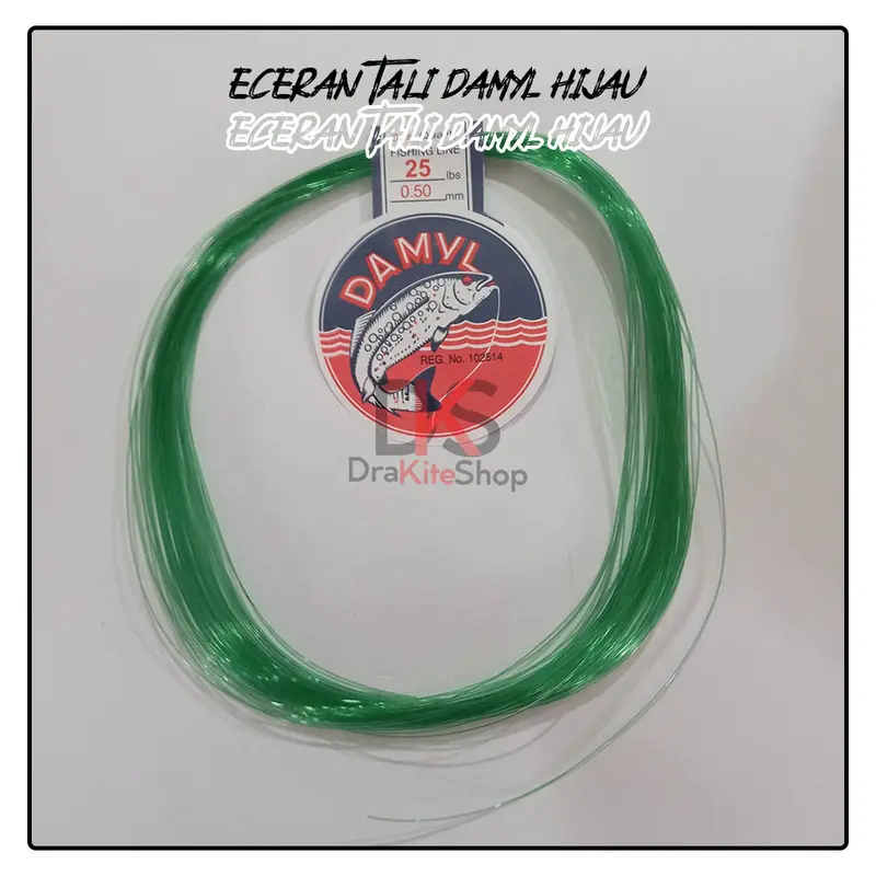 ECERAN Tali Senar DAMYL Hijau 3