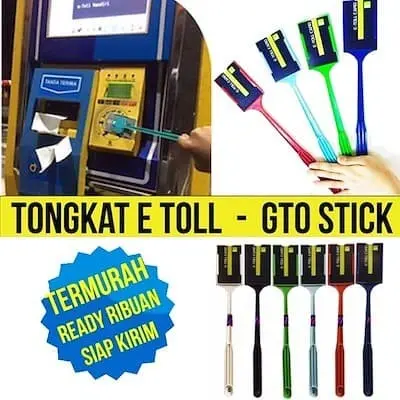 TONGKAT KARTU E-TOL E-MONEY E-TOLL CARD HOLDER GTO STICK EASY TAP & GO