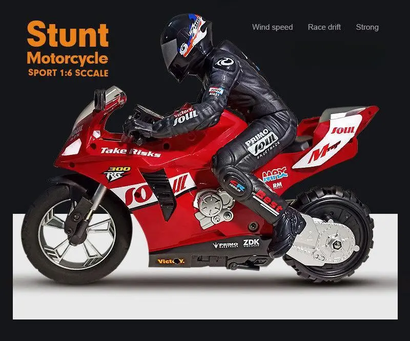 Motorcycle Stunt Riding,2.4G Remote Control Self-Balancing Stunt Motorcycle, Single Wheel Balance Rc Motorcycle for Kids, Traverse Drift, Self-Balancing, 360°Drift Stunt, Standing 360 Degree Rotation, Range 60 Minutes