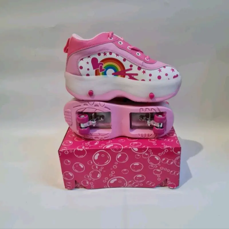 Sepatu roda NON LED karakter anak roda 4 / sepatu roda 2 in 1 / Sepatu roda anak perempuan / sepatu roda anak laki laki 6