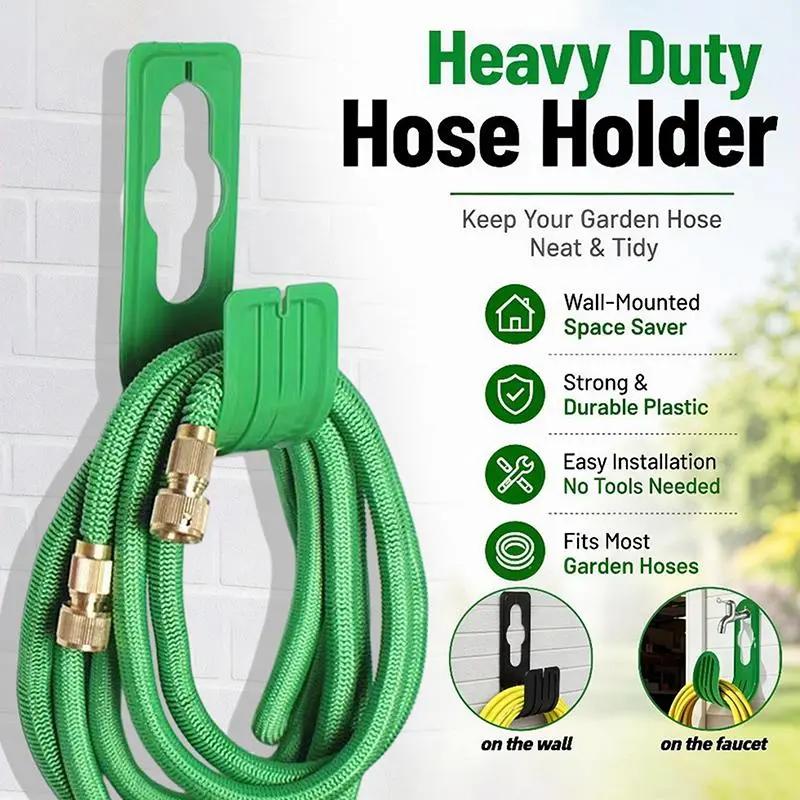 Ống nước lưu trữ Hooks Heavy Duty treo tường rustproof tưới nước Hose Rack cho…