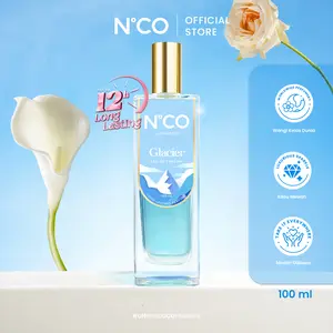 NCO Glacier EDP Eau De Perfume Parfum Wanita Wangi Tahan Lama 12 Jam dengan Aroma Floral Cantik dan Manis Cocok untuk 100 ml