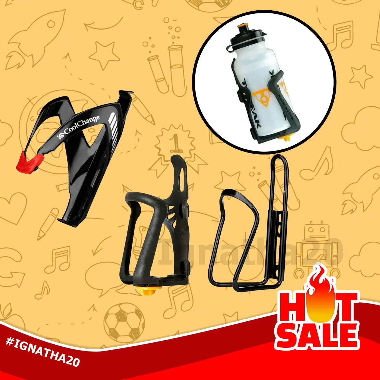 Holder tempat botol minum sepeda Murah Promo