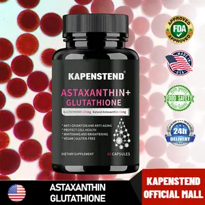 KAPENSTEND Astaxanthin Glutathione Alami, 15mg, Pemutih dan Pencerah Noda