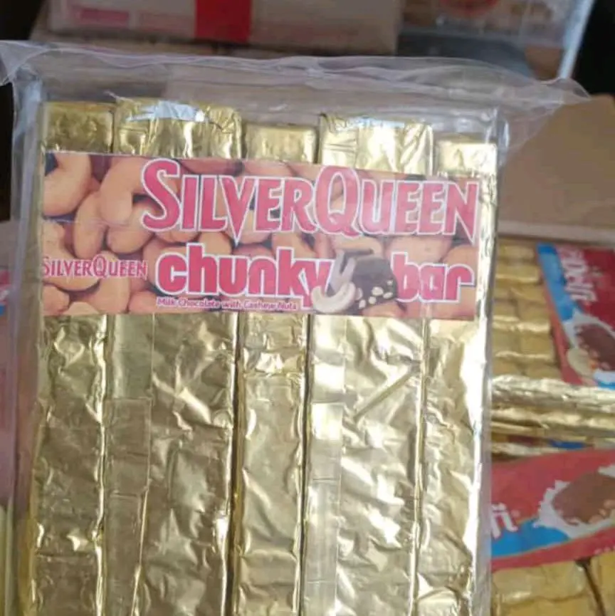 silverqueen chungkybar foil 100gr*5pc