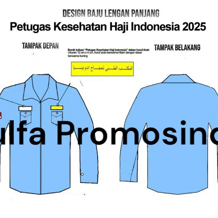 Kemeja Petugas Haji Indonesia Baju Pdh Seragam Kerja 0