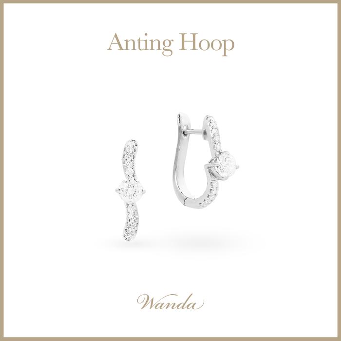Gambar Anting Berlian Wanda - Hoop Asimetris - Earrings dari Wanda House Of Jewels Kota Administrasi Jakarta Pusat Tokopedia