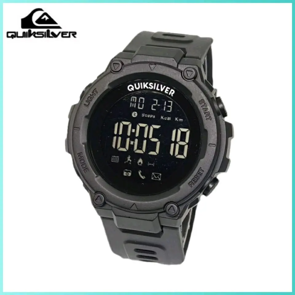 JAM + BOX JAM TANGAN PRIA QUIKSILVER SKYMAX Water resistance Anti Air Sport  Jam Tangan Unisex Sport Watch Rubber