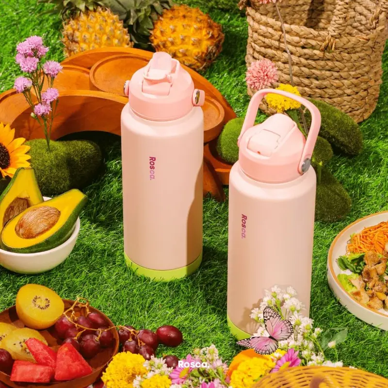 [JINGO] Rosca HandyJug Tumbler Stainless 1 Liter Botol Minum 1 Liter Tahan Panas / Dingin Portable Stainless Steel Tumblr 1