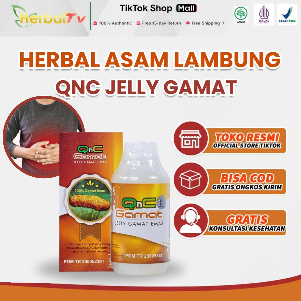 QNC Jelly Gamat Untuk Asam Lambung Tukak Lambung Asam Lambung Naik Lambung Bocor Lambung Perih Maag Kronis