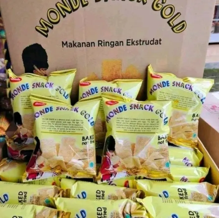 Monde snack gold (paket 10 pcs) Monde snack gold Gift Food 0