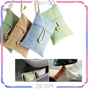 Arang Bambu Penghilang Bau 100g Bamboo Charcoal Air Purifier Bag Serbaguna Air Purifying Bamboo Charcoal