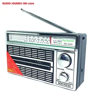 Souness Radio Jadul SNI4250 Antena  AC DC FM AM  Listrik