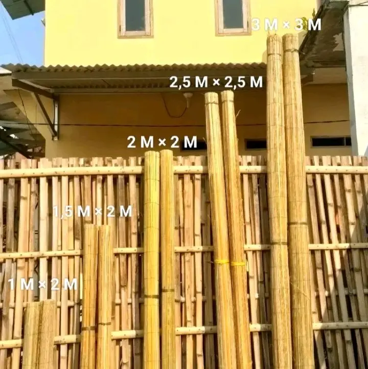 TIRAI BAMBU SAWIT OUTDOOR DAN INDOOR ANTI HUJAN DAN ANTI PANAS TERMURAH SE-INDONESIA