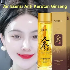 120ml Ginseng Serum Hydrating Esensi Anti Kerut Hydrating Anti Aging Serum Wajah Kulit Wajah Glowing Soothing Anti Serum Collagen Kering Wanita Moisturize Perawatan Mencerahkan Kerutan Mengencangkan Hyaluronic Memutihkan
