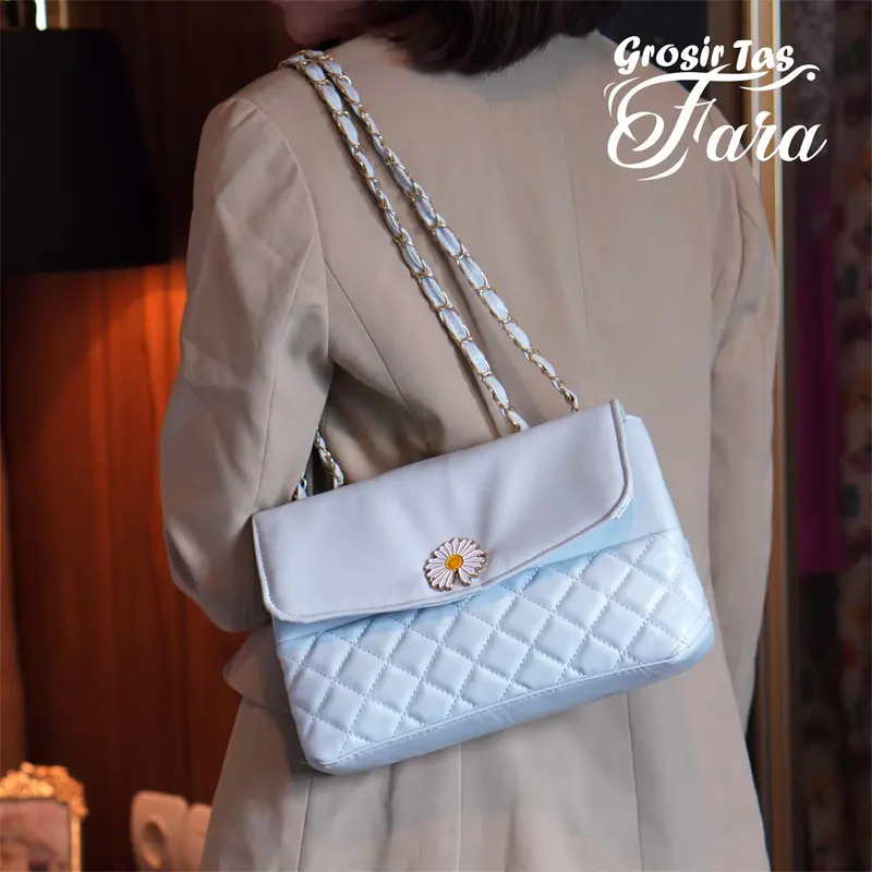 shofia Bag - Tas Selempang Wanita Slingbag Tas Cantik Simple Murah Hitam Coklat Murah 3