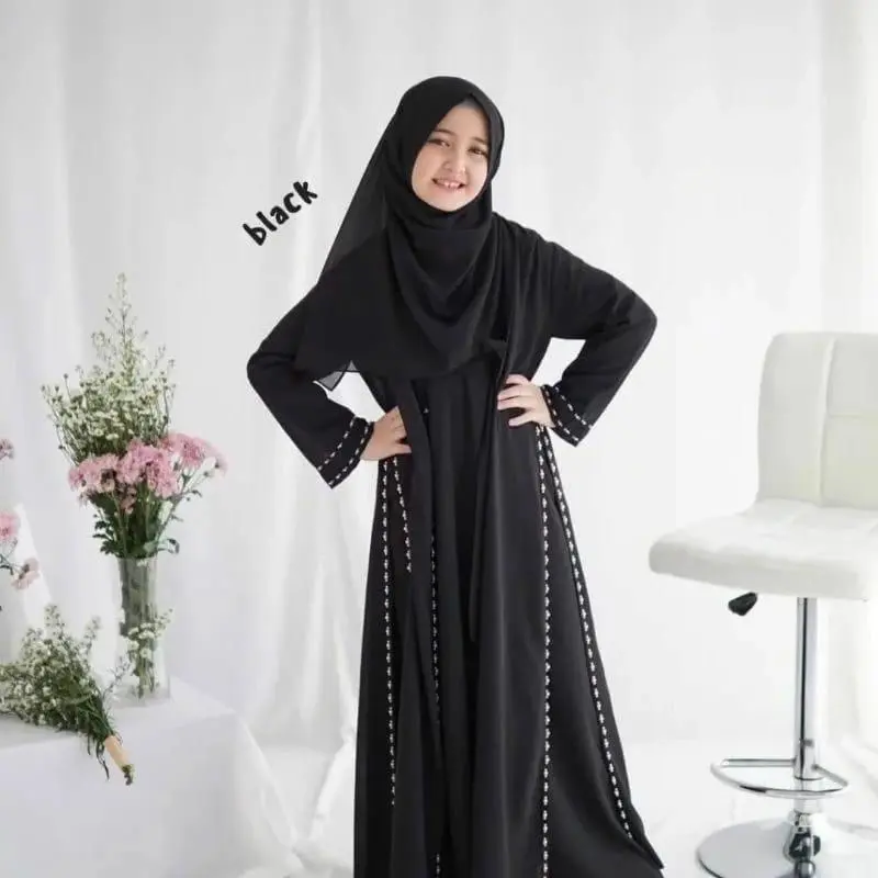 COD BAJU GAMIS ANAK REMAJA TANGGUNG USIA 9 10 11 12 13 14 15 TAHUN AYLIN ABAYA KIDS PAKAIAN GAMIS ABAYA BAHAN CERUTY BABYDOLL KOMBINASI PAYET MEWAH ELEGANT GAMIS ABAYA TANPA HIJAB BAJU MUSLIM ANAK PEREMPUAN PAKAIAN MUSLIM ANAK PEREMPUAN UKURAN M L XL