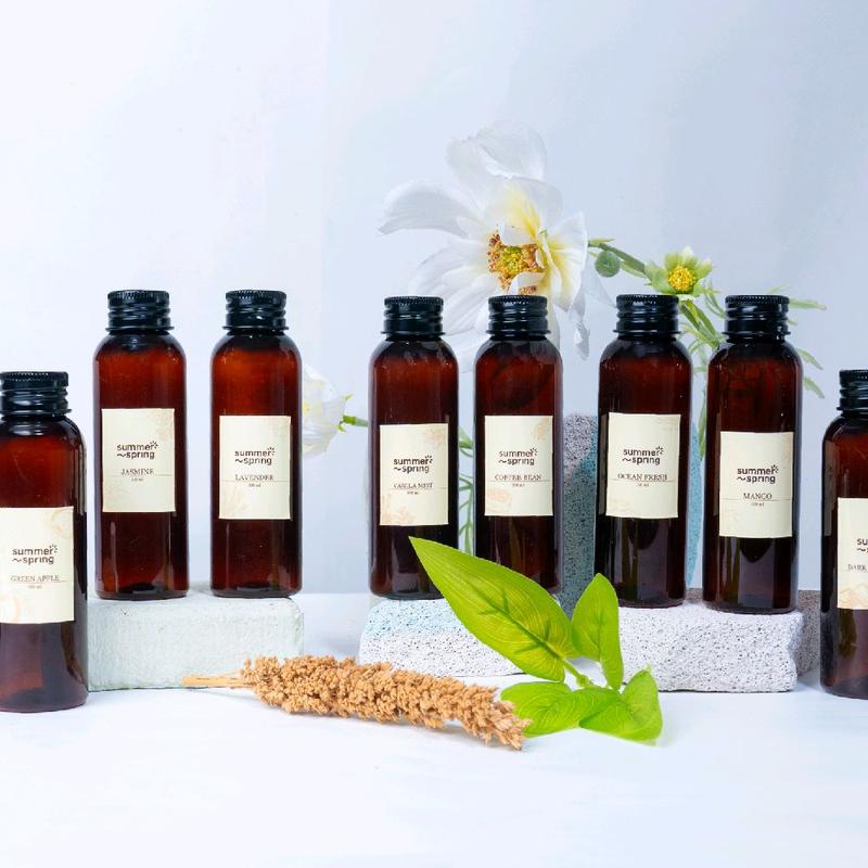[ COD ] Summer Spring Pengharum Ruangan Kamar Tidur Ruang Tamu Toilet Aroma Refill Reed Diffuser Sticks Summer Spring Wangi Tahan Lama 1