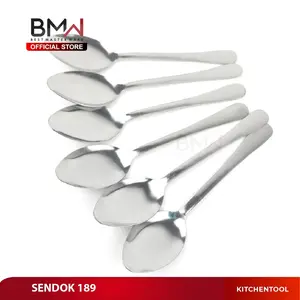 Sendok Makan Stainless Steel Tebal Motif Polos