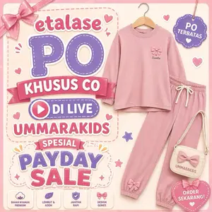 Setelan ummarakids bahan 100% cotton khusus co LIVE
