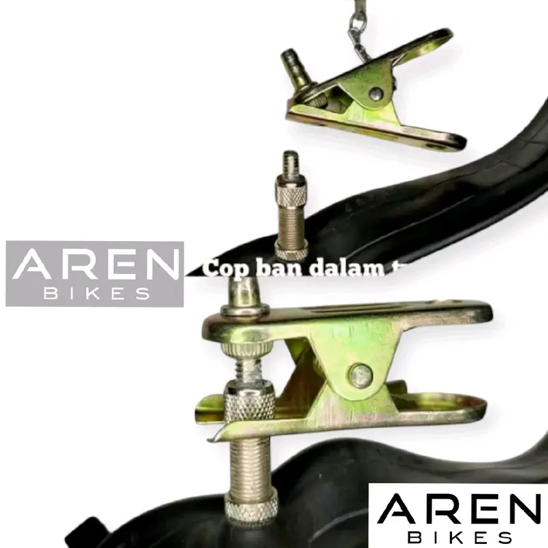 COP POMPA ANGIN TABUNG SEPEDA DAN MOTOR DOP ENGLISH VALVE AMERICAN VALVE SCHRADER KEPALA 2