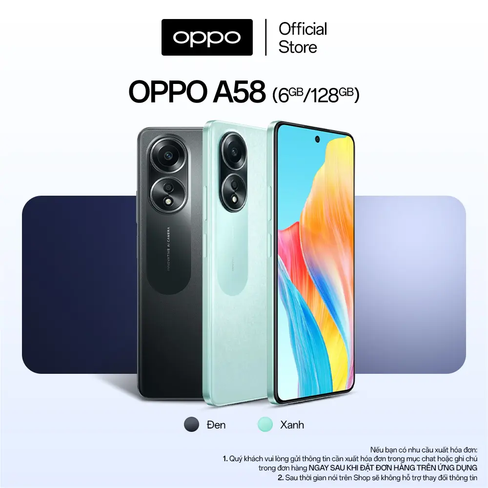 Điện Thoại OPPO A58 (6GB/128GB) | Bảo Hành 1 Năm | Hàng Chính Hãng