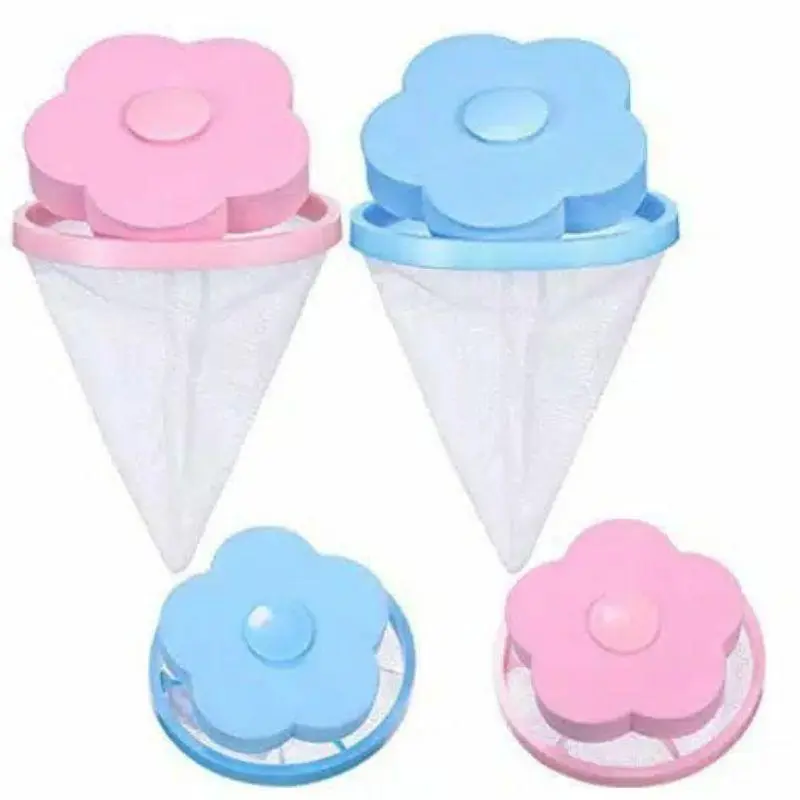 Kantong Filter Mesin Cuci LAUNDRY BAG MESH Alat Penyaring Kotoran Saringan Rambut Bulu Bentuk BungaLAUNDRY BAG MESH Kantong Filter Mesin Cuci Penyaring Kotoran
