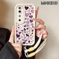 Gambar MHKEID Casing Hp untuk VIVO V40 5G V40 Pro 5G Case Pola Hati Pink Kasing Anti Sidik Jari Kesing Cesing Silikon Lanyard Softcase Casing - Gaya1, VIVO V40 5G dari MHKEID MALL Kab. Tangerang 4 Tokopedia