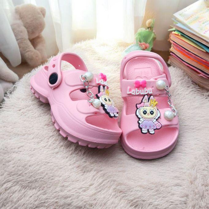 Product Introduction of Sandal Bayi Anak Perempuan 1-3 Tahun Motif Ranta Ban2 Labubu Tali Belakang Ringan Nyaman Di Kaki Anak 9