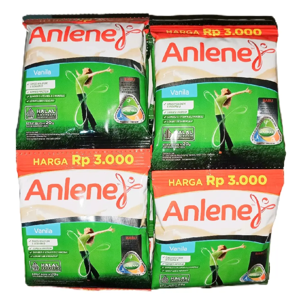 Anlene Vanilla 20 Gram 1 Renteng Isi 10 pcs