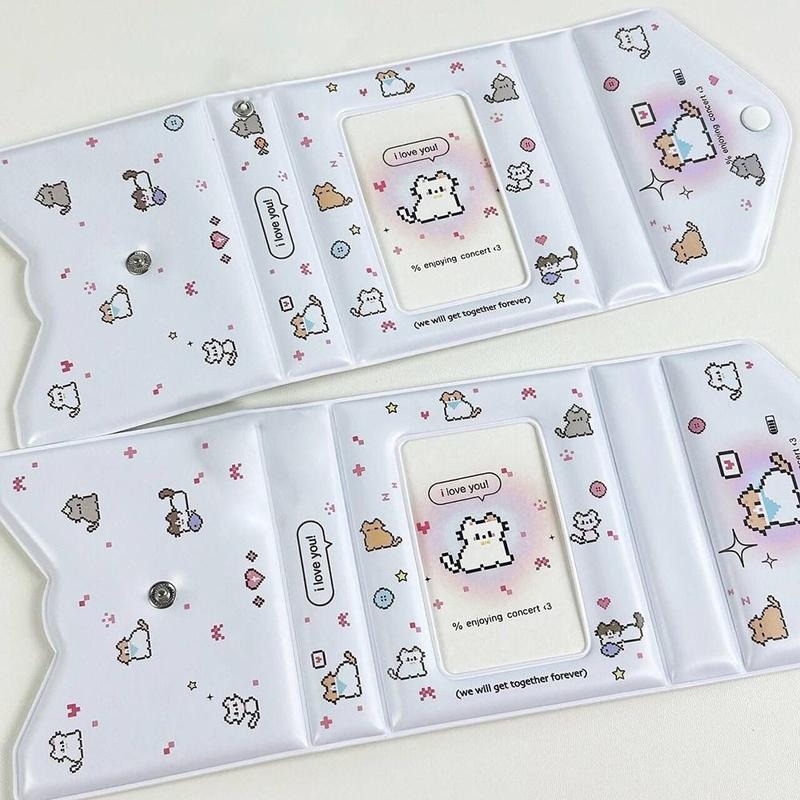 Album Ảnh 3 Inch, Mới, Dung Lượng Thẻ 32 Chiếc, Chất Liệu PU, Thích Hợp Cho Người Sưu Tập Thẻ Thần Tượng, Đóng Gáy Lá Rời 6
